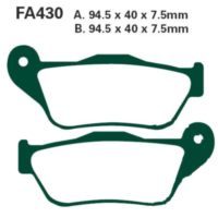 Bremsbeläge Bremsklotz Standard Scooter EBC SFA430