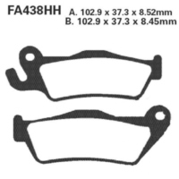 Bremsbeläge Bremsklotz Sinter HH EBC FA438HH