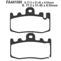 Brake pads sintered hh ebc FA441HH