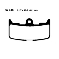 Brake pads sintered hh ebc FA345HH