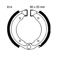 Bremsbacken mit Feder EBC S614
