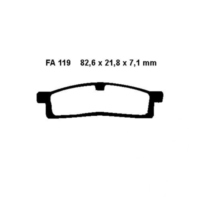 Brake pads std ebc FA119TT