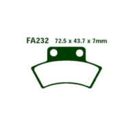 Brake pads std ebc FA232TT