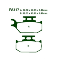 Bremsbeläge Bremsklotz Standard EBC FA317TT