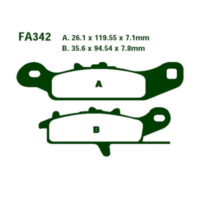 Bremsbeläge Bremsklotz Sinter R EBC FA342R