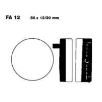 Bremsbeläge Bremsklotz Standard EBC FA012