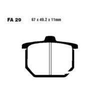 Brake pads std ebc FA029