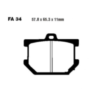 Brake pads std ebc FA034