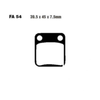 Bremsbeläge Bremsklotz Sinter HH EBC FA054HH