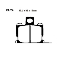 Bremsbeläge Bremsklotz Standard EBC FA070