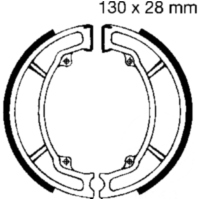 Bremsbacken mit Feder EBC Y506