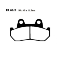 Brake pads sintered hh ebc FA0693HH