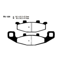 Bremsbeläge Bremsklotz Sinter HH EBC FA129HH