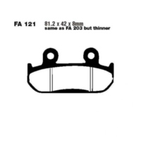 Brake pads sintered hh ebc FA121HH