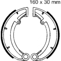 Bremsbacken mit Feder EBC 978