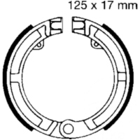 Brake shoes rear excluding springs ebc V905