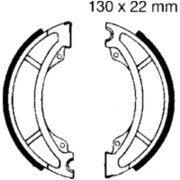 Bremsbacken mit Feder EBC Y508