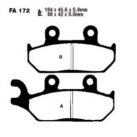 Brake pads std ebc FA172TT