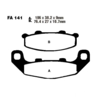 Brake pads std ebc FA141