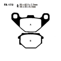 Bremsbeläge Bremsklotz Standard EBC FA173