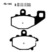 Bremsbeläge Bremsklotz Sinter HH EBC FA192HH