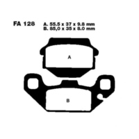 Brake pads std ebc FA128TT