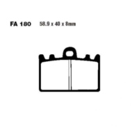 Bremsbeläge Bremsklotz Standard EBC FA180