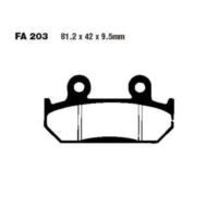 Brake pads std ebc FA203