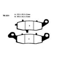 Brake pads std ebc FA231