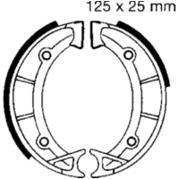 Bremsbacken ohne Feder EBC 805