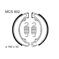 Brake shoes inc springs trw MCS802