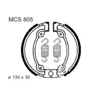 Brake shoes inc springs trw MCS805