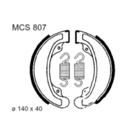 Brake shoes inc springs trw MCS807