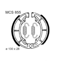 Brake shoes inc springs trw MCS855