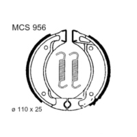 Brake shoes inc springs trw MCS956