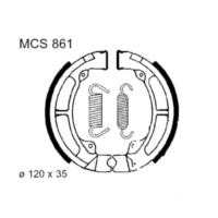 Brake shoes inc springs trw MCS861