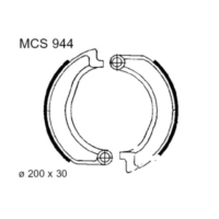 Brake shoes exc springs trw MCS944