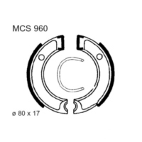 Brake shoes exc springs trw MCS960