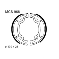 Brake shoes inc springs trw MCS968