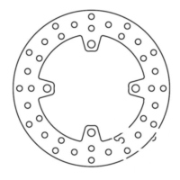 Brake disc trw lucas MST245