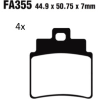 Bremsbeläge Bremsklotz Standard EBC FA3554TT