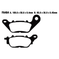 Brake pads scooter ebc SFA464