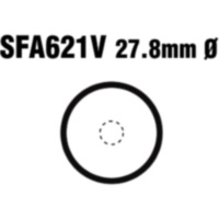 Brake pad semi-sinter v scooter ebc