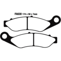 Brake pad standard ebc FA638