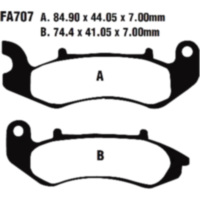 Brake pads sco ebc