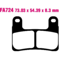 Brake pads sint hh ebc FA724HH