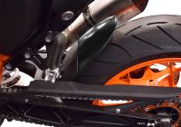 Hinterradabdeckungsverlängerung - schwarz-matt Kotflügel für: KTM 390 Duke KTM IS Duke, 250 Duke KTM IS Duke