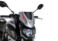 Headlight cover - grey/red/anthracite for: YAMAHA MT-07 RM17/RM18