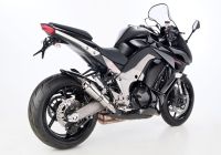 SP Slip on Ersatzdämpfer Super Short - silber Auspuff für: KAWASAKI Z1000 SX ZXT00L, Z1000 ZRT00F