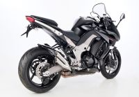 Pro 2 Slip on Ersatzdämpfer - silber Auspuff für: KAWASAKI Z1000 SX ZXT00G, Z1000 ZRT00H